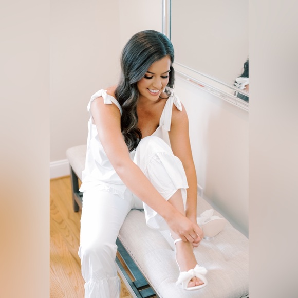 Loeffler Randall Camellia Pearl Pleated Bow Heel - Picture 10 of 10